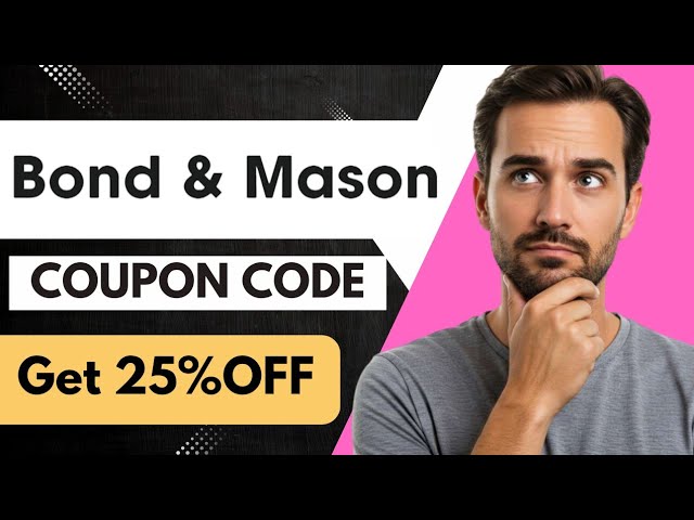 Bond and mason Coupon Code
